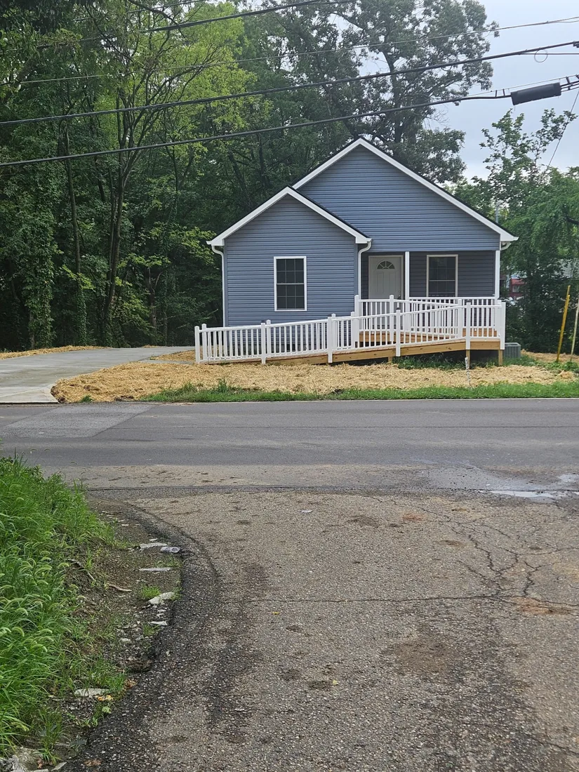 Residential exterior and access ramp